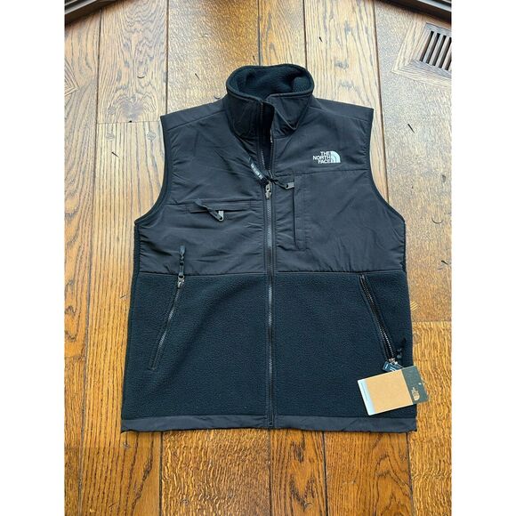 The North Face Men's Retro Denali Vest Black Fleece Jacket Zipper Small NEW - Picture 1 of 6